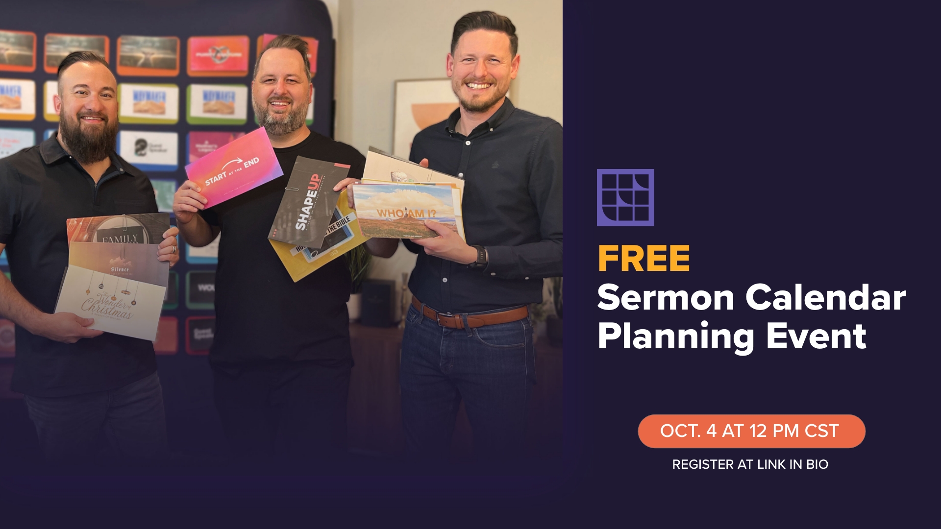 Sermon Calendar Planning Event
